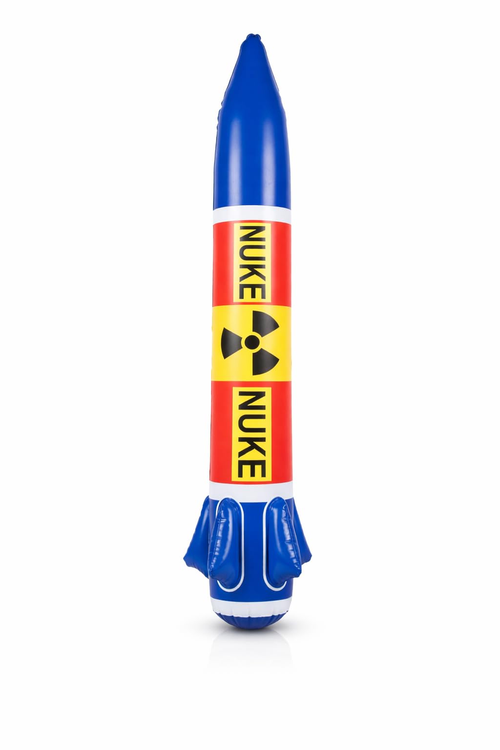 Inflatable Missile Prop | Blow Up Nuke Prop | Inflatable Rocket Ship Fake Missile | Soldier Costume Props | Astronaut Costume Accessories | Military Costumes Accessory | Not Real | PVC | 28"