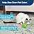 PetSafe SlimCat Food-Dispensing Cat Toy Green, Treat Toy, Interactive Food Dispenser, Activity Snack Ball for Cats of All Ages