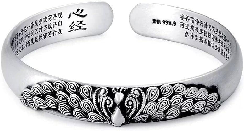 Bracelets en cristal pour bracelet sterling réglable et manchette en argent 925 sculptée