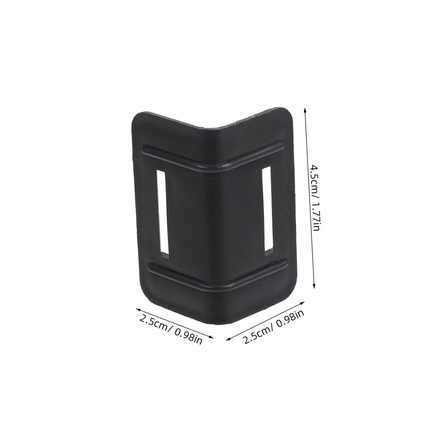 Unomor 100pcs Corner Edge Protectors L-shaped Cargo Strap Protectors Plastic Zip Ties for Secure Binding