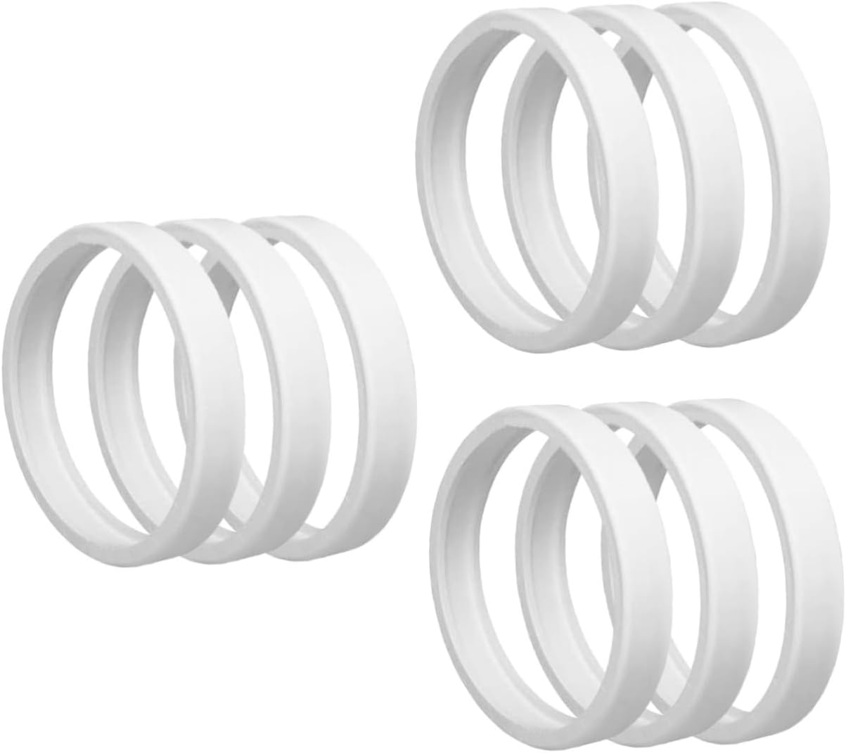 Sosoport 9pcs Replacement Tires for Pool Cleaners Cleaning Robot Wheel Parts Compatible Efficient Pool Maintenance Accessories