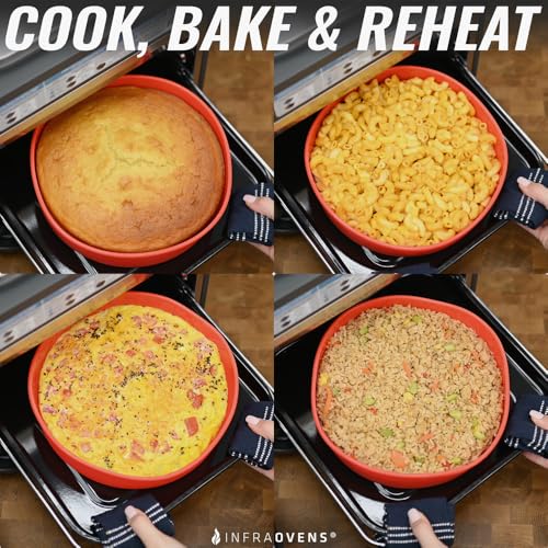 INFRAOVENS Baking Accessories for Ninja Combi All-in-One SFP701 Silicone Cake Pan, Reusable Cupcake Liners, Conversion Chart Air Fryer Set to Bake, Cook, Reheat in Outdoor Electric Oven - Thumbnail 2