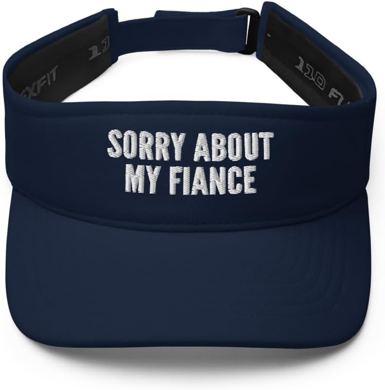 Hogue WS LLC Sorry About My Fiance Hat (Embroidered Visor) Funny Engagement Gift
