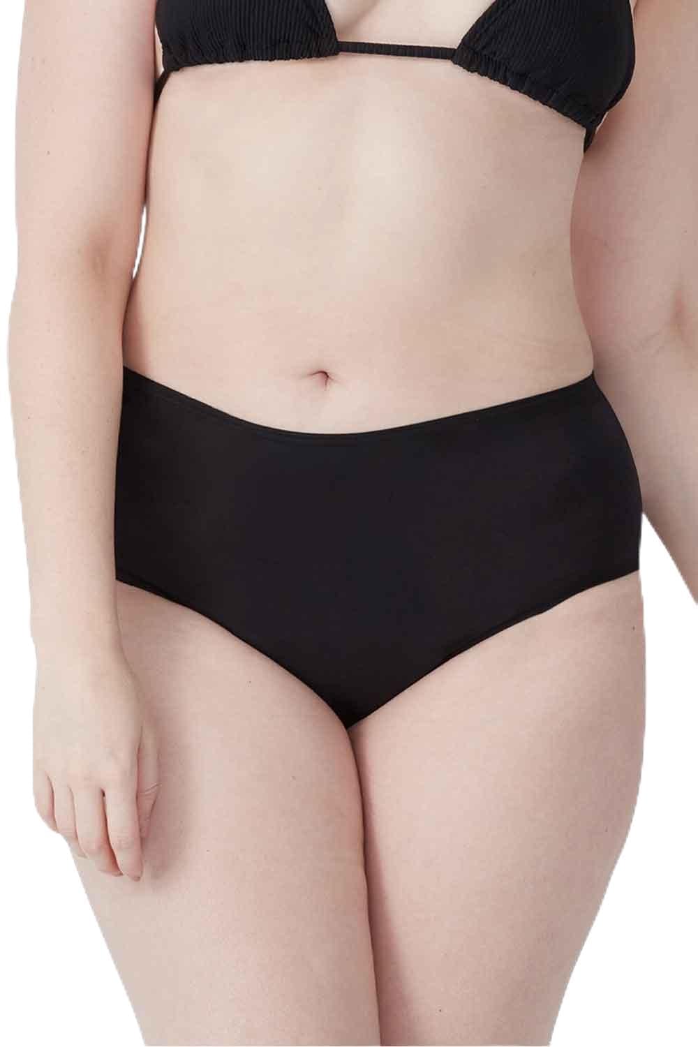 Love Luna Period Swim Full Brief Menstrual Swimwear 12-14 Black