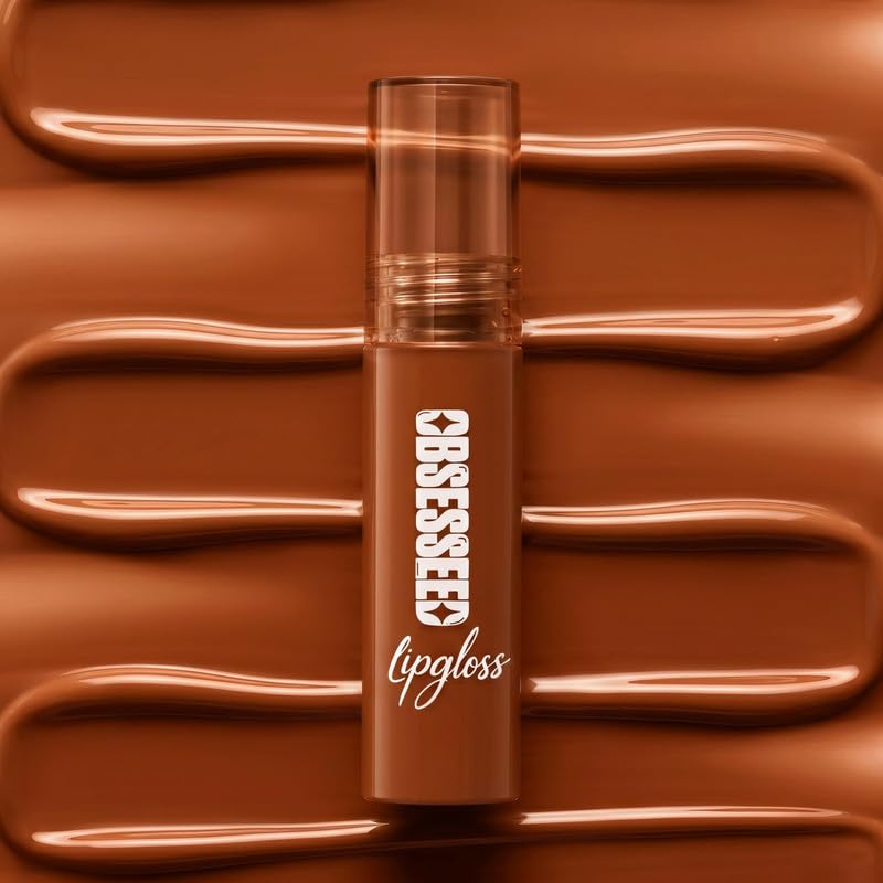 Image of MARS OBSESSEED Lip Gloss (3.5 ml) (08-GLOSS GETTER) | Highly Pigmented | Non-Transfer | High-Shine Formula | Hydrating, Enriched with Vitamin E | Non-Sticky & Lightweight (Pack of 2)