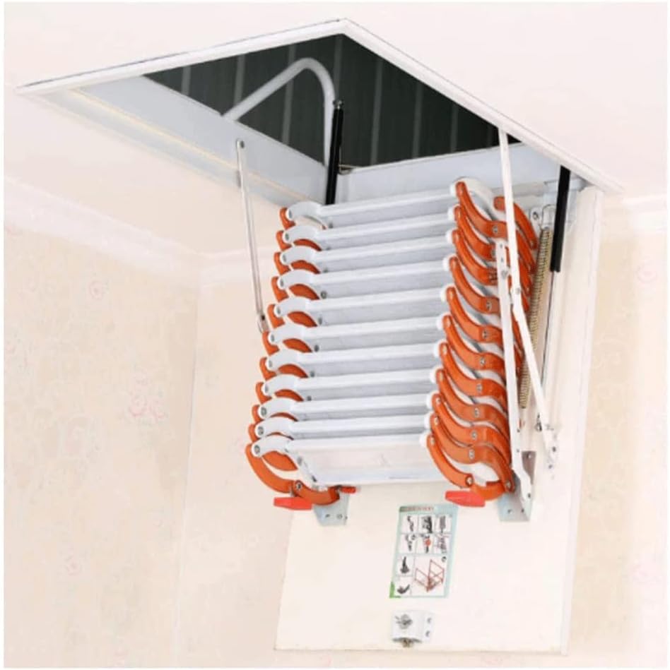 Telescoping Ladder Attic Telescopic Ladder Carbon Steel Attic Ladder