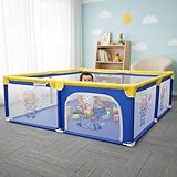 Cercadinho para Bebe Cercado para Bebê Cercadinho Infantil Chiqueirinho Bebe de Proteção Criança Grande Tamanho DOUBLE S (180 * 200cm)