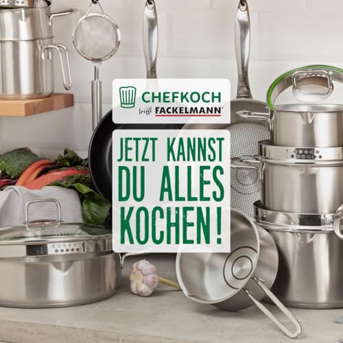 Foto von Fackelmann x Chefkoch Servierpfanne München Ø28 cm Edelstahl