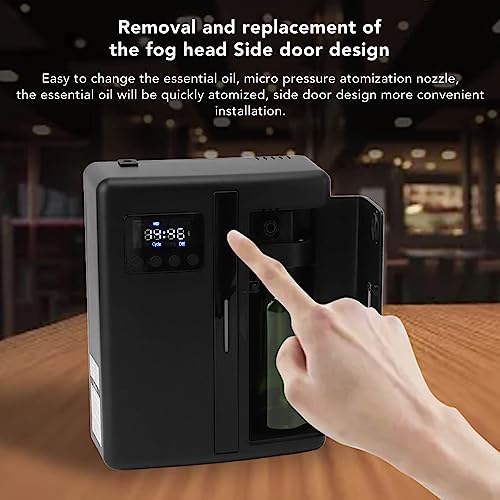 Topiky Machine à Air Parfumée Bluetooth Améliorée, Diffuseur D'huiles Essentielles à Atomisation Intelligente, Professionnel, Noir
