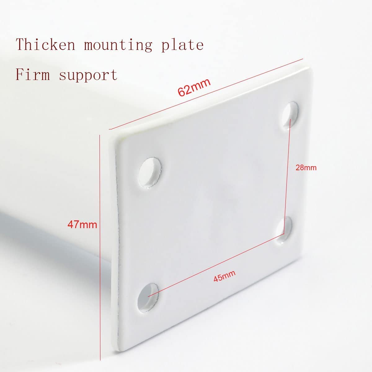 Kawałki Czarne Metalowe Regulowane Aluminiowe Nogi Do Diy Sofa Stół Krzesło Biurko Szafy (340 mm/13,4 cala)