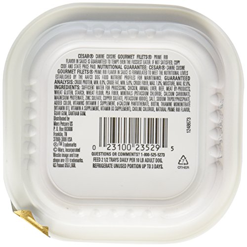 Dogswell Mars Cesar Gourmet Prime Rib 3.5 Oz Cans #TOP1