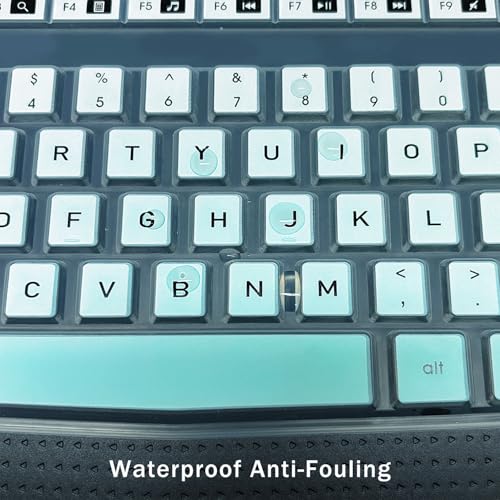 Funda de teclado de silicona verde para Logitech MK345, ideal para estudiar o teletrabajar 4