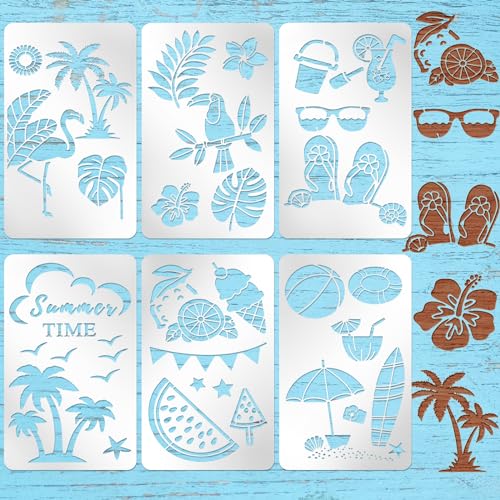 Plantillas para diario y scrapbooking Lewtemi de estilo veraniego 2
