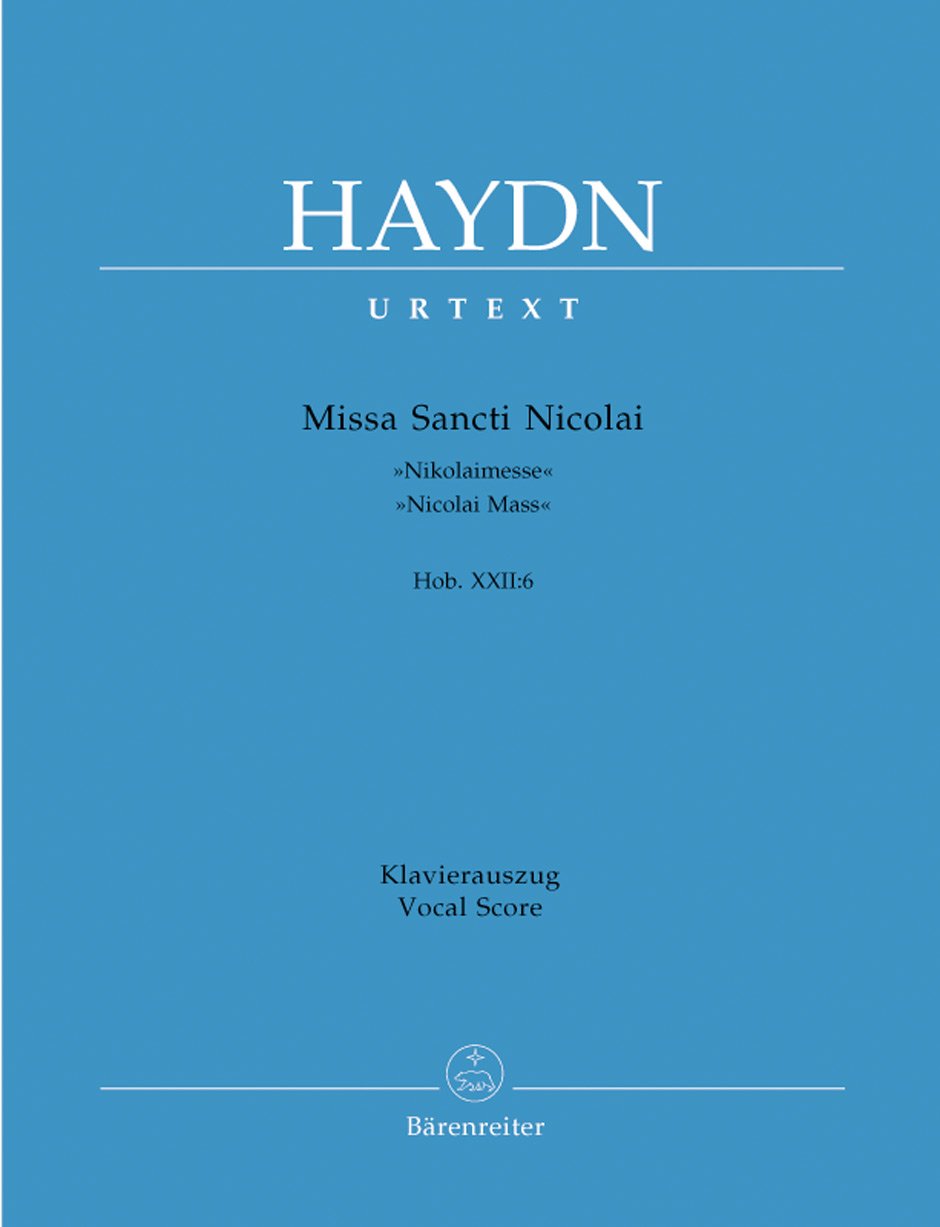 Missa Sancti Nicolai (St Nicholas Mass) Hob.XXII:6 (Vocal Score)
