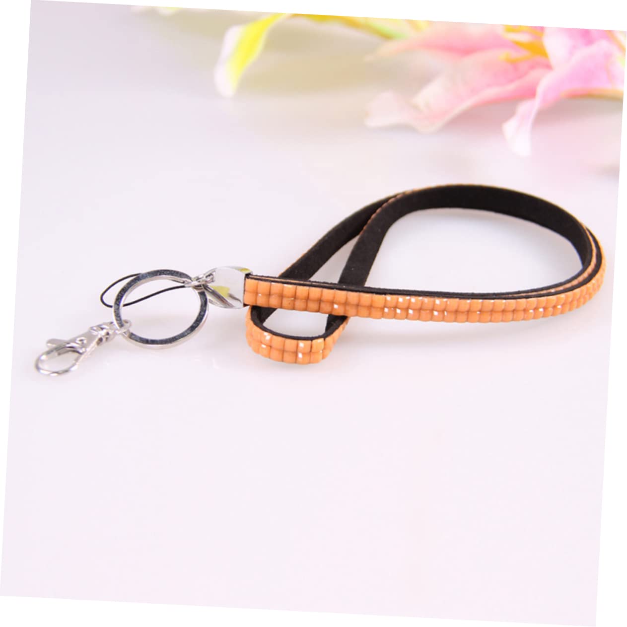3 Set Cinghia Per Telefono Lanyard Con Strass Per Sicurezza Tracolla Per Cellulari E Chiavi Casual Per Attività Colore Casuale 5 Pezzi * 3