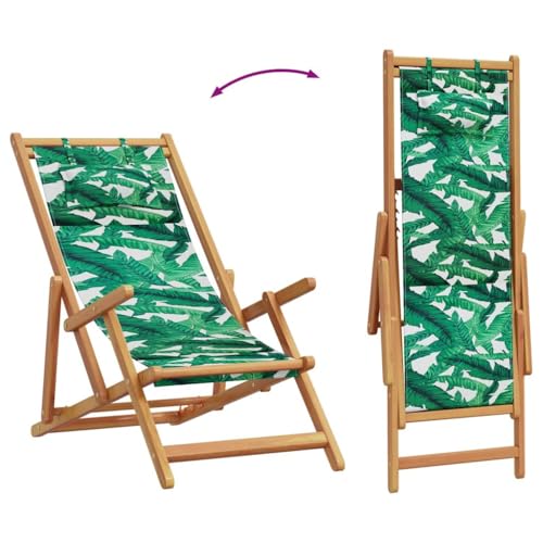 Chaises de plage pliantes en bois massif de qualité supérieure - 8