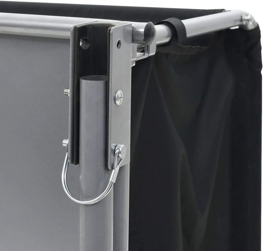 Cycling Trailers Bicycle Cargo Trailer, Bike Foldable Drawbar Luggage Transport Cart with Waterproof Cover and Ball Coupling, Black and Yellow Load 65KG