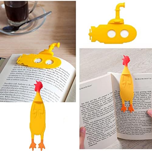 2PCS 3D Cartoon Bookmark,School Supplies,Funny Bookmarks,Gifts for Book Lovers Reading for Kids,Girls and Boys