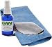 GW Magic Screen Cleaner Kit - Best For All HDTVs, 4K Ultra HD, Smart LED TV, Touch Screens, Kindle, Tablets, Laptops, Eyeglasses, Smartphones, iPhone, iPad, Samsung, LG, Sony, RCA, Panasonic, Vizio with Portable Spray Bottle and Premium Microfiber Cloths