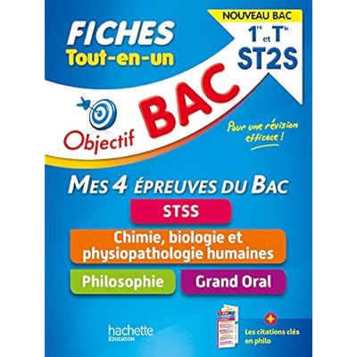 Objectif BAC Fiches Tout-en-un 1re et Tle ST2S