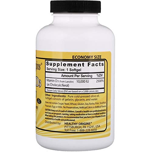 Vitamina D3 Importada Healthy