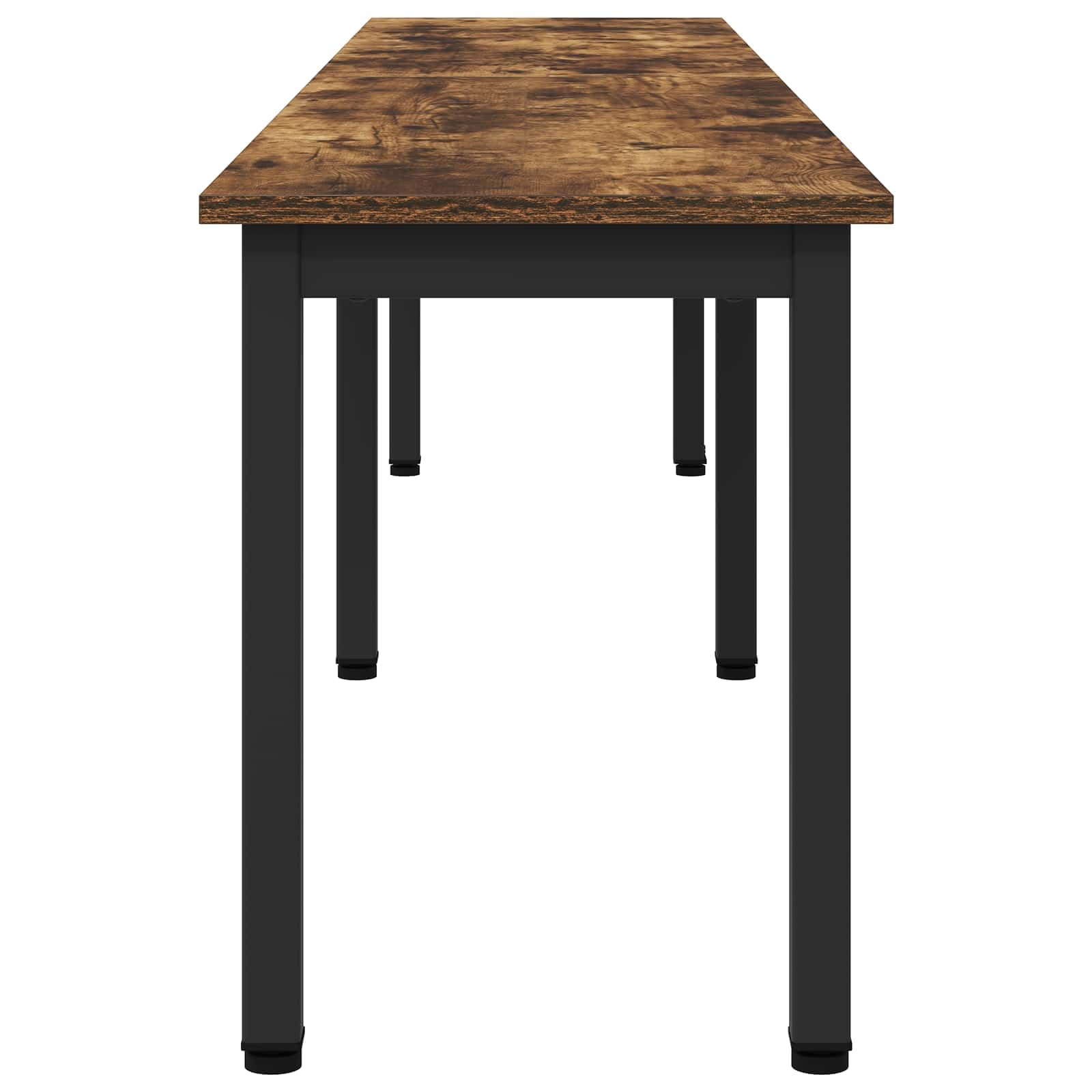 Banco Roble Humo 200 x 35 x 45 cm Madera de ingeniería, Bancos, 15.26 kg-892610