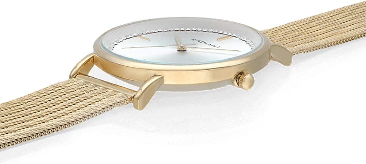 RADIANT - Collezione Alliance - Orologio analogico e automatico. Orologio da polso per donna. Orologio con bracciale con quadrante bianco e cinturino in acciaio inossidabile. Dimensioni 34mm. 3ATM. RADIANT - Collezione Alliance - Orologio analogico e automatico. Orologio da polso per donna. Orologio con bracciale con quadrante bianco e cinturino in acciaio inossidabile. Dimensioni 34mm. 3ATM.