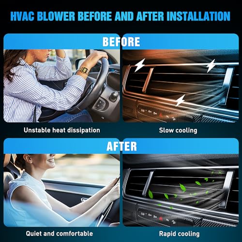 Image of Nilight HVAC Heater Blower Motor Fan Fit for Toyota Corolla Matrix 2003 2004 2005 2006 2007 2008, Replaces 8710302370 700057 TO3126102 87103-02070 8710302050 615-50187