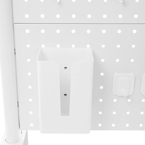 Miniatura 6 de Estante organizador de escritorio con abrazadera con tablero de clavijas, multiusos, estantería de escritorio, estantería de escritorio, estante de