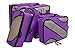 BAGAIL 6 Set Packing Cubes,Travel Luggage Packing Organizers(6Set Purple)
