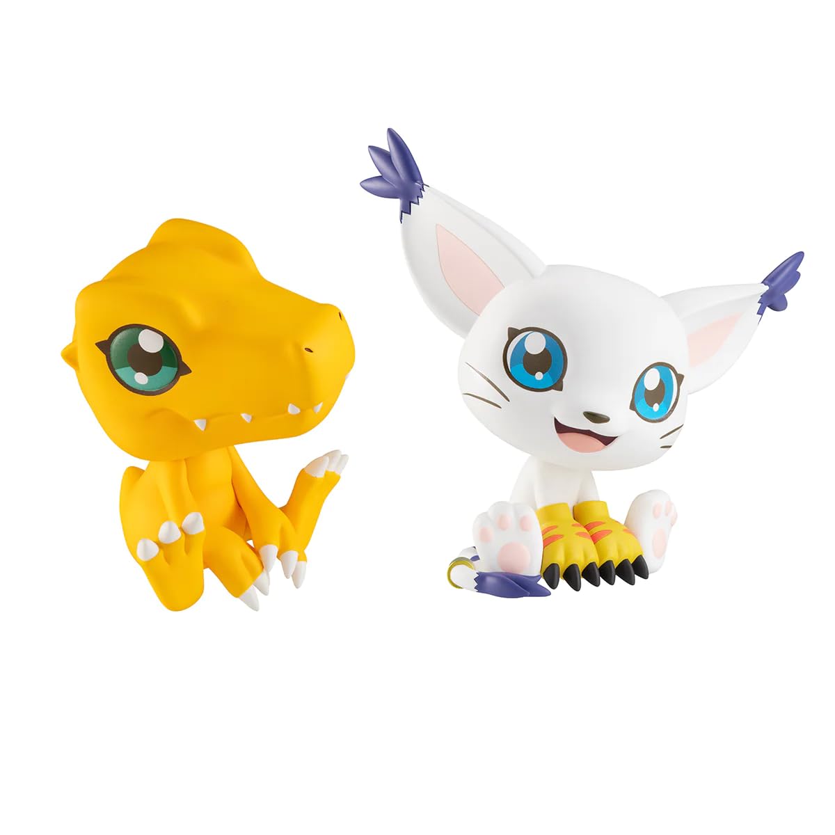 Megahouse Digimon Adventure Look Up PVC Statues Tailmon & Agumon Limited Ver. 11 cm