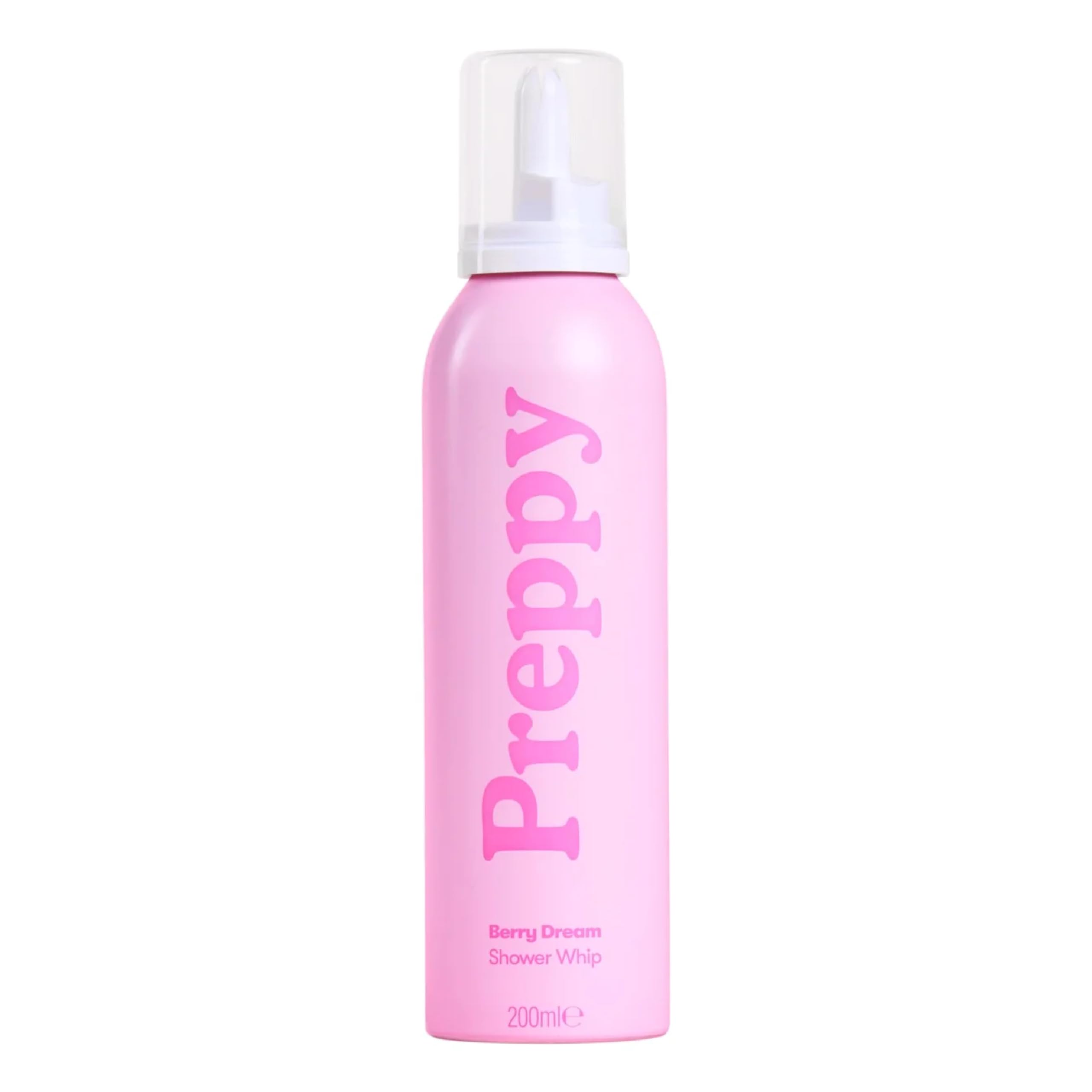 Preppy Shower Whip - 200ml, Whipped Fruity Body Wash, Hydrating & Moisturising Kids Body Cleanser, Suitable for Dry & Sensitive Skin, Sulphate & Paraben Free, Berry Dream Scent