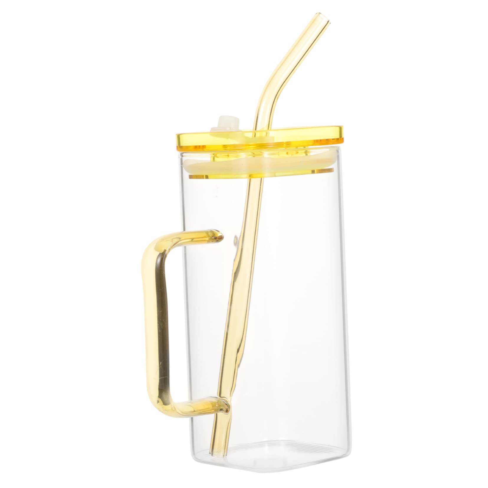 PRETYZOOM Drinking Glass High Borosilicate Glass Cups for Cold Hot Beverages Creative Design for Home Parties and Gifts