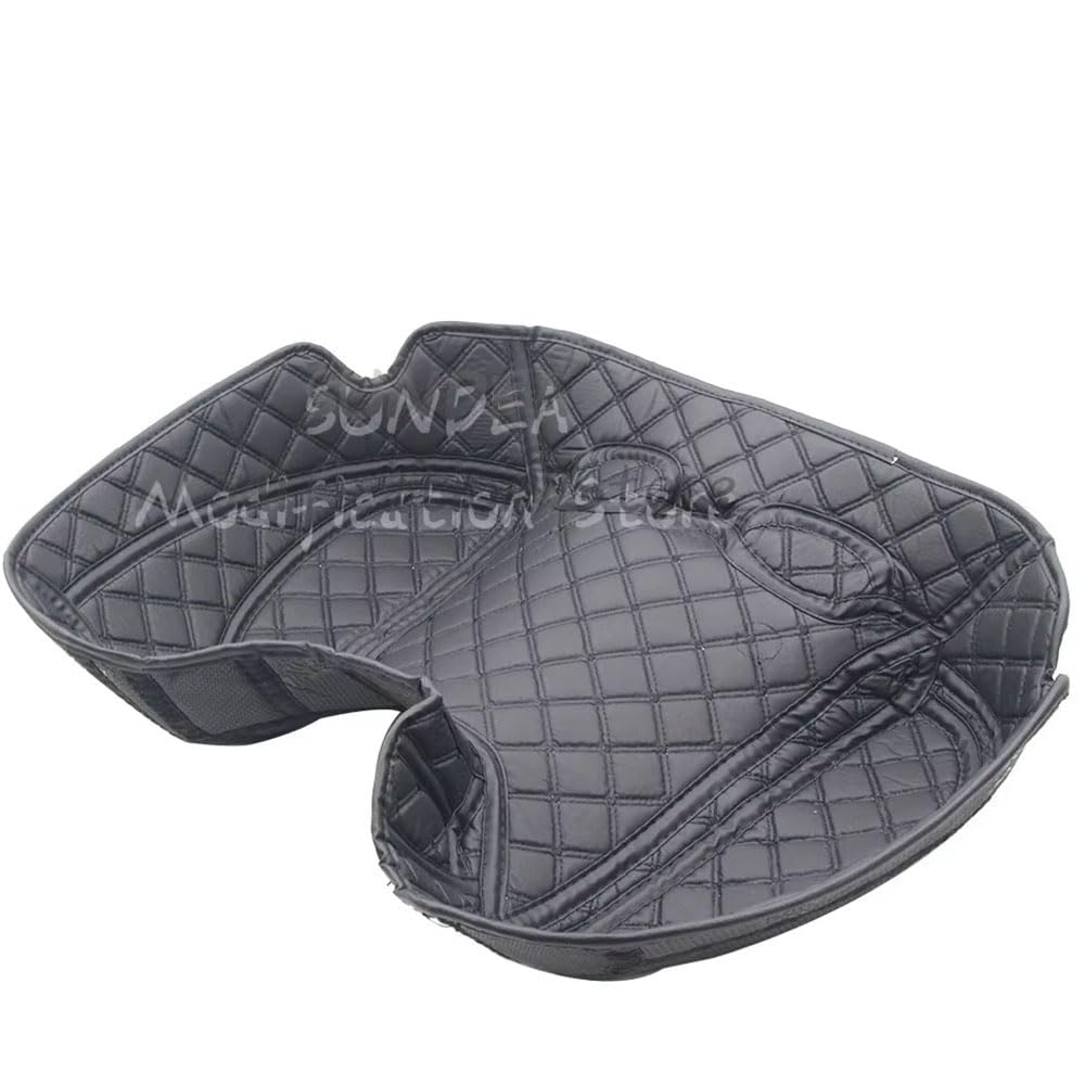 Générique Fodera interna imbottita per baule da scooter, compatibile con Honda ADV350, Forza 350/750, protezione in pelle sintetica, 45 x 35 x 20 cm, colore: nero