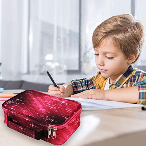 EDATOFLY 72 Trous Trousse, Porte-Crayons Crayon Scolaire Sac à Crayon de Toile Sac à Crayon Couleurs Organisateur pour L'école et Bureau avec Grand Capacité (Étoile) – vue 6