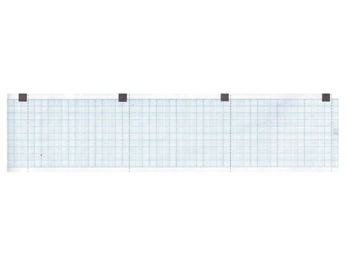 GIMA ECG 32973 - Rollo de papel térmico (60 mm x 15 m, 25 unidades), color azul