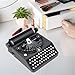 OPPWONG Type Writer, Black Retro Vintage Typewriter Model Typewriter Type Writing Machine Manual Props Model Retro Decoration Ornaments for Movie Props Home Cabinet Decor Ornaments
