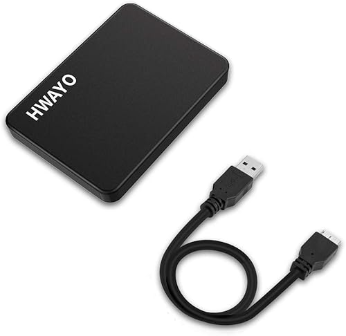 Disco duro externo portátil de 750 GB, ultra delgado, 2.5 pulgadas, USB 3.0, almacenamiento HDD para PC, escritorio, laptop, MacBook, Chromebook,
