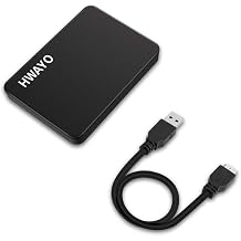 HWAYO 500GB Portable External Hard Drive Ultra Slim 2.5" USB 3.0 HDD Storage for PC, Desktop, Laptop, MacBook, Chromebook, Xbox One