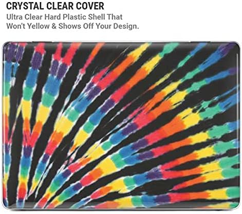 Skinit Case + Skin Compatible with MacBook Pro 15in (2016-19) - Liquid Blue Tie Dye - Rainbow Design