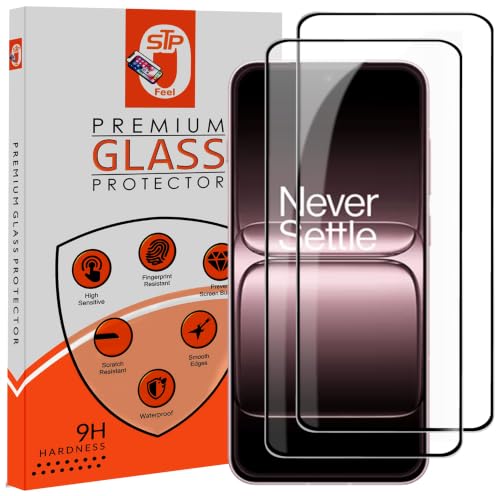 Image of STP FEEL Premium HD+ Tempered Glass Screen Protector Guard Compatible For Oneplus 13s 5G (6.32 Inch, Pack of 2) | Edge to Edge Coverage With Easy to installation kit for Smartphone