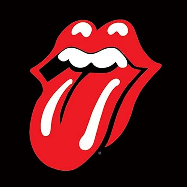 Rolling Stones (Lips Album Cover Canvas Print, Multi-Colour, 40 x 40 cm