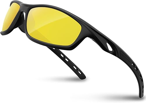Miniatura 16 de RIVBOS RB833 - Lentes de sol polarizados, unisex, con protección contra rayos ultravioleta, para deportes, pesca, conducción y ciclismo