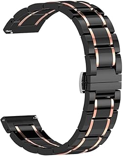 Correa de reloj 20 mm 22 mm 24 mm banda de cerámica de lujo for mujeres hombres relojes de reemplazo Correas inteligentes Correa de cerámica banda de reloj de acero