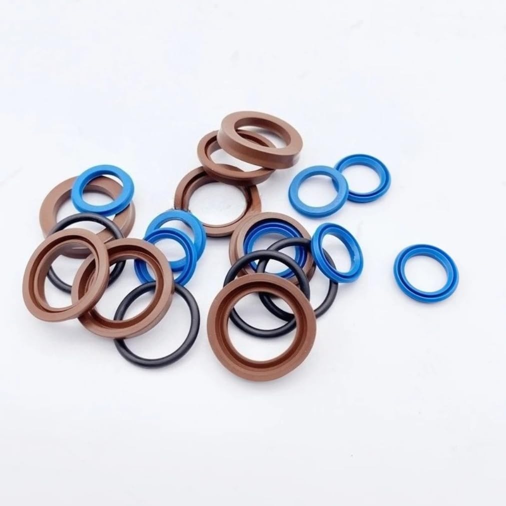 Walking Foot Valve Bullet Oil Seal, Compatible with Longgong 60/Yuchai 60/85/135/Sany 55/65/75, Excavator Replacement Part (55/65/75)