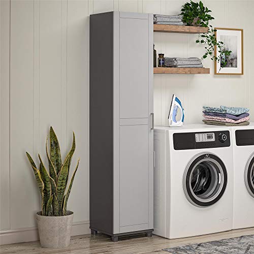 SystemBuild Callahan 16" Utility Storage Cabinet, Gray