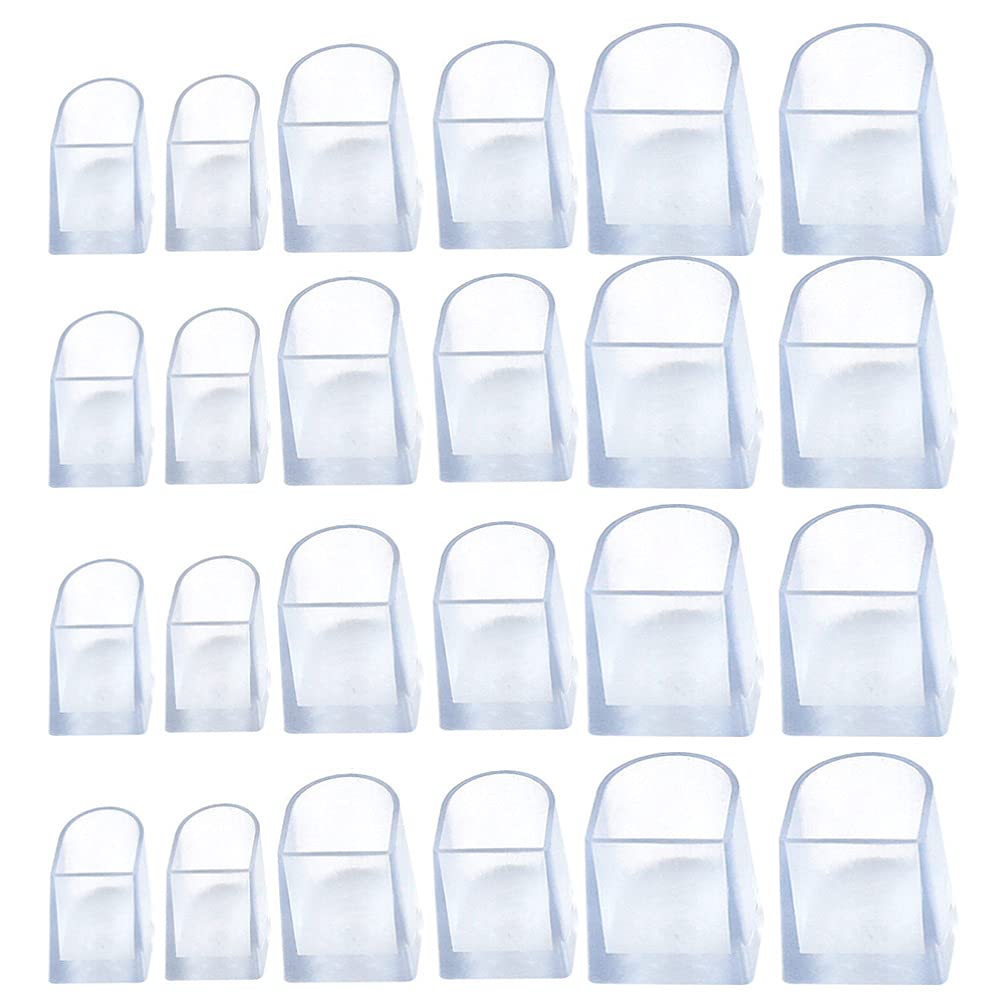 Holibanna 12 tapones transparentes de tacón alto para tacones de tacón alto para mujeres de bodas y eventos al aire , antideslizantes, zapatos de tacón