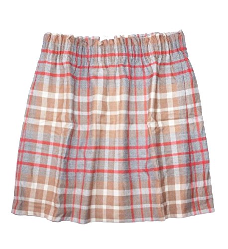 J. Crew Factory Women's Plaid Wool Blend Sidewalk Pull-on Skirt