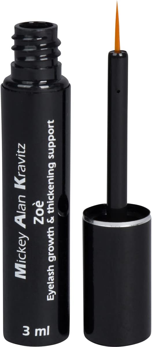 MAK Hair Products from Mickey Alan Kravitz Zoe Eyelash Growth & Thickening Serum, advanced formula to enhance, thicken and give growth support with Redensyl, Capixyl, MP-17, and Widelash Sederma. 3ml
