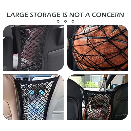 DACIRTY Rede de carro para cães, bancos dianteiros e traseiros barreira de proteção antiqueda com is